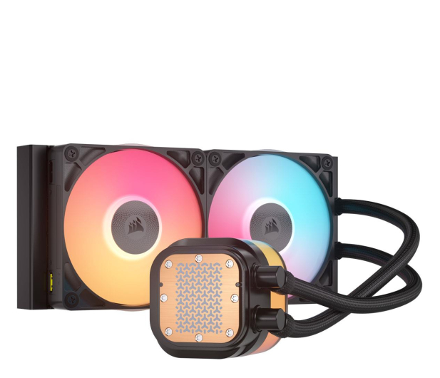 CORSAIR iCUE LINK TITAN 240 RX LCD 2x120mm - 1286793 - zdjęcie 3